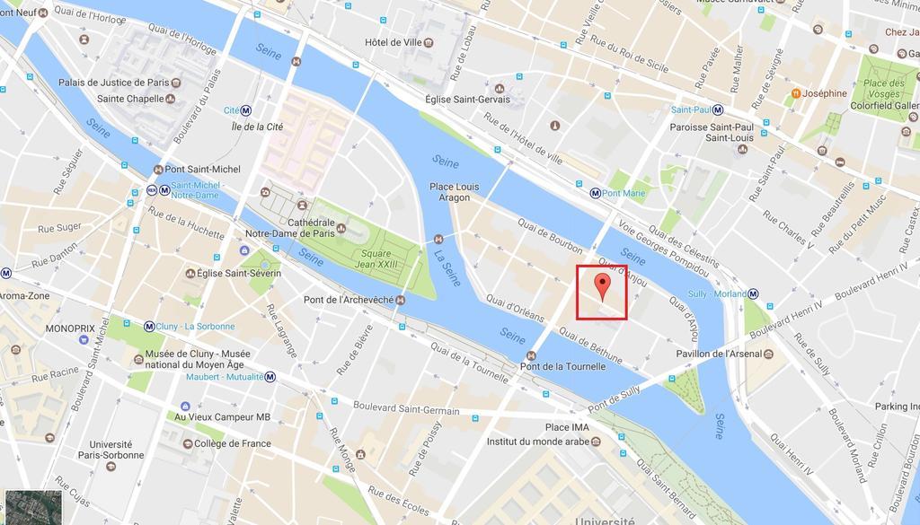 Studio Saint Louis En Ile Párizs Kültér fotó